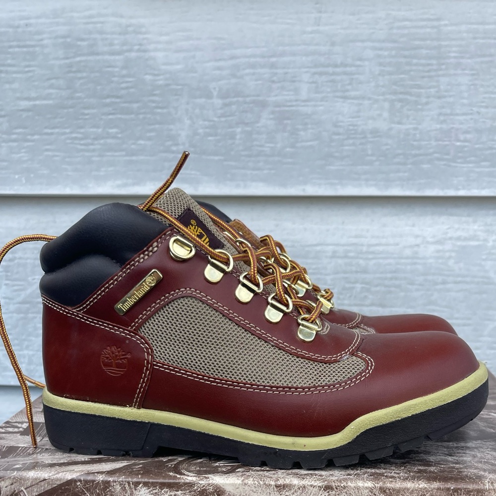 Timberland Field Boots grade school Sz 4.5 rare color vintage